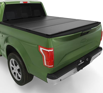 YITAMOTOR FRP Hard Tri Fold Truck Bed Tonneau Cover Fits for Ford F-250 F-350 F250 F350 Super Duty 2017-2026, 6.75 ft Bed