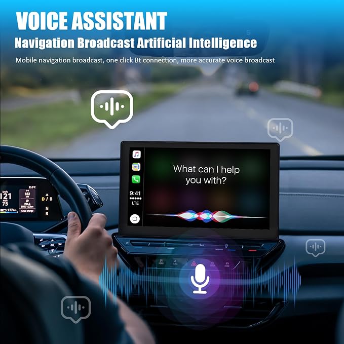Ciieeo 3-in-1 Wireless Car Adapter with USB a to C Connector for Screen Mirroring Converts Wired to Wireless Compatible with Android Phone Connection for Navigation and Media Streaming
