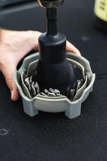 Detail Factory - Brush Cleaning Tray - Safely and Effectively Wash Drill Brushesby Removing Contaminants & Cleaners
