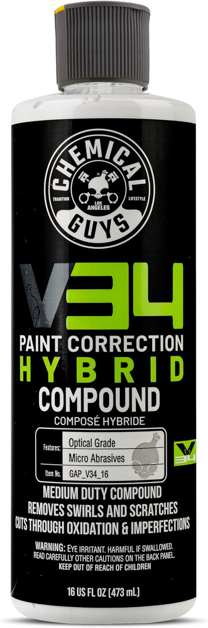Chemical Guys Gap_V34_16 V34 Optical Grade Hybrid Compound (16 oz)