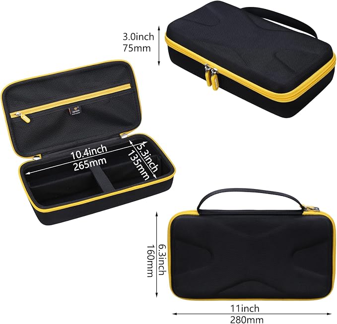Aproca Case Compatible with HOTO Handheld Car Vacuum Cleaner Cordless, Portable Hard Storage Bag for Accessories (Case Only)