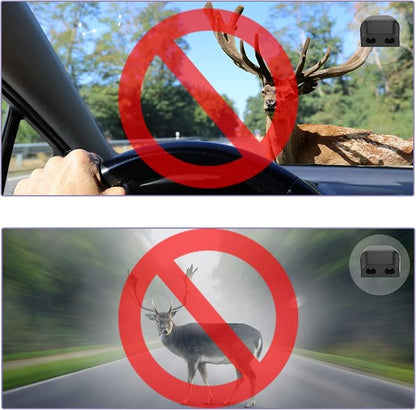 BBTO 8 Pieces Car Deer Warning Whistle Devices Dual Construction Deer Warning Whistle Devices Repellent Animal Alert Horn equipments with 28 Pieces Adhesive Tapes for Car Truck and Motorcycle