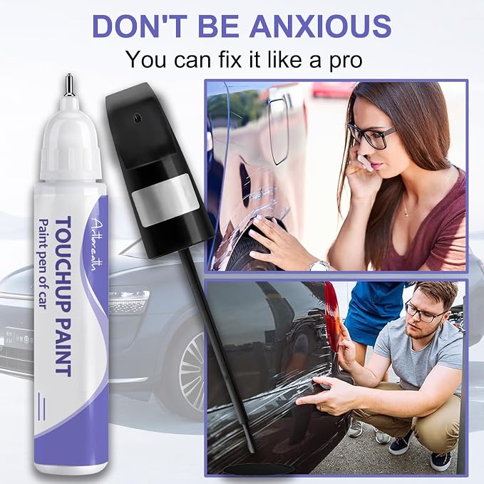 Touch Up Paint for BMW Dark Graphite (A90)-Exact Match–Chips and Nicks TouchUp Paint Pen Scratch Repair Car Accessories Car Paint Pen for Erase Car Scratches