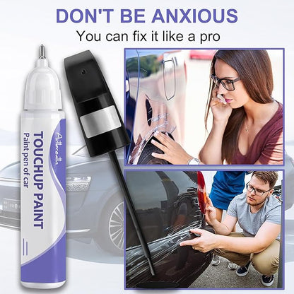 Touch Up Paint for BMW Fluid (Jet) Black (668)-Exact Match–Chips and Nicks TouchUp Paint Pen Scratch Repair Car Accessories Car Paint Pen for Erase Car Scratches