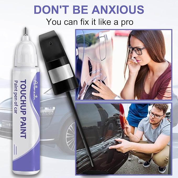 Touch Up Paint for BMW Glacier Silver(A83)-Exact Match–Chips and Nicks TouchUp Paint Pen Scratch Repair Car Accessories Car Paint Pen for Erase Car Scratches