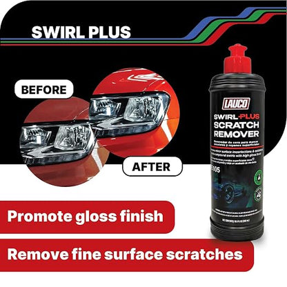 LAUCO Step 1 Rapid-Cut Automotive Polishing Compound – 32oz, Heavy-Cut Formula for Deep Scratch, Oxidation & Sanding Mark Removal, Silicone-Free & Clear-Coat Safe (1000 mL)