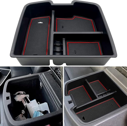fit for Center Console Organizer Tray 2007-2014 GMC Sierra Chevy Silverado Tahoe Yukon Suburban - GM Vehicles Accessories Replaces 19166288