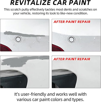 Calvana (2 Pack) 20g Car Body Filler Repair Kit, Automotive Putty Scratch Filler, Quick-Drying Formula for Minor Touch-ups, Ideal for Car Paint Scratch Removal and Rust, Includes Repair Tools