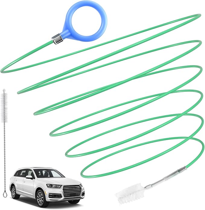 Auto Sunroof Drain Cleaning Tool, 120 Inch Flexible Tube Cleaning Brush, Drain Brush Extra Long Pipe Cleaners for Cars, Car Accessories, Car Sunroof Drain Hole Cleaner for Drains, Sewers, Windshields