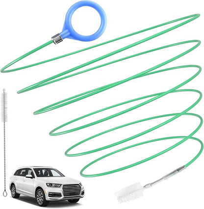 Auto Sunroof Drain Cleaning Tool, 120 Inch Flexible Tube Cleaning Brush, Drain Brush Extra Long Pipe Cleaners for Cars, Car Accessories, Car Sunroof Drain Hole Cleaner for Drains, Sewers, Windshields