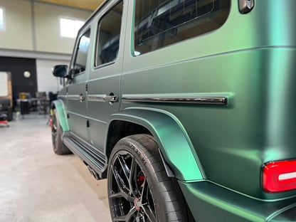 ColorFusion PPF by VViViD, Satin Chrome Stealth Green Dry Apply PPF Vinyl Car Wrap Roll 60ft x 5ft