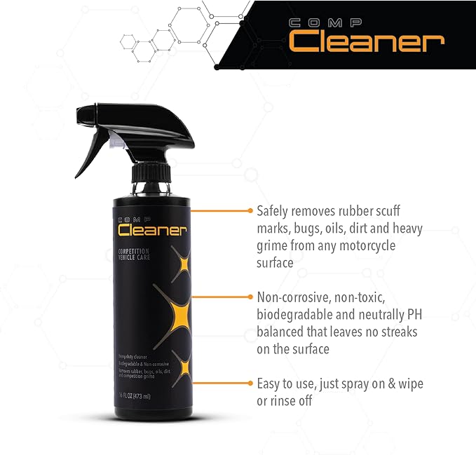 Molecule Competition Cleaner Spray | Heavy-Duty Car Cleaning Spray for Detailing Kits & Automotive Accessories | Removes Oil, Rubber & Grime | Interior & Exterior Safe | 16 Ounces (6 Pack)