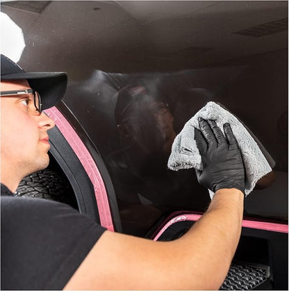 Griot's Garage Microfiber Ultra-Plush Edgeless Towels for Car Detailing, Cleaning, and Polishing, Lint and Scratch-Free, 16” x 16”, Set of 4, 10286
