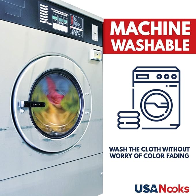 USANOOKS Premium 300GSM Microfiber Cleaning Cloth - 12.5"x12.5" High Performance - 1200 Washes, Ultra Absorbent Microfiber Towels for Cars Undercarriage, Rims & Engine Bay Cleaning - Microfiber Cloth