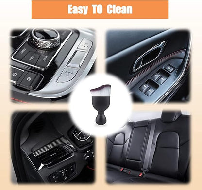 1 PC Car Interior Dust Brush, Auto Scratch Free Detailing Brush, Soft Car Interior Cleaning Brush Auto Accessories for Automotive Dashboard, Air Conditioner Vents, Computer (Purple)