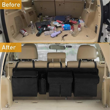 Car Trunk Organizer and Storage, Backseat Hanging Organizer (Extra Large)
