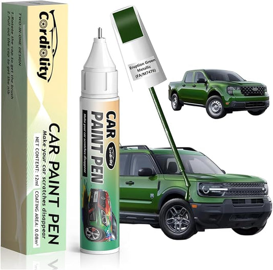 Eruption Green Metallic(FA/M7476) Touch Up Paint Pen for Ford,Car Paint Scratch Repair Pen Quick and Easy Fix Auto Paint Scratch