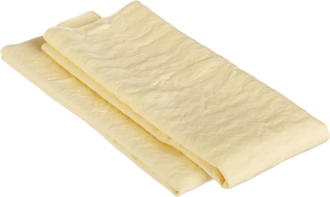 Amazon Basics Super Absorbent Drying Synthetic Chamois Cleaning Cloth, Machine Washable, 26" x 17", Yellow, 2 Pack