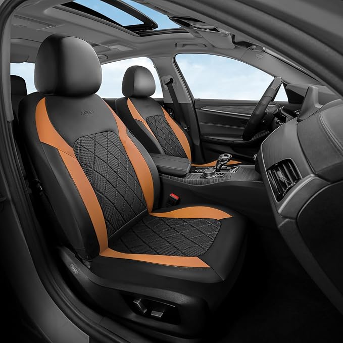 Coverado Car Seat Covers, Seat Covers Full Set, 5 Seats Automotive Seat Cover, Mesh Breathable Seat Protectors, Universal Fit for Most Cars
