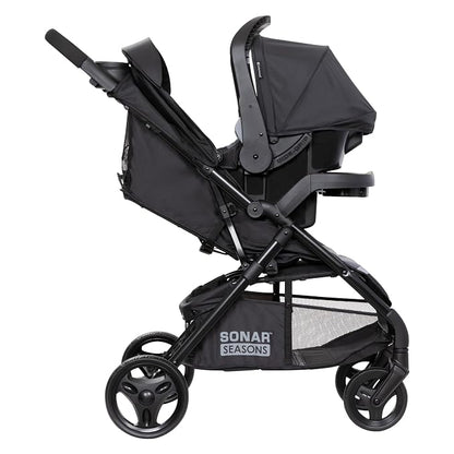Baby Trend Passport Seasons Travel System with EZ-Lift™ Infant Car Seat, Journey Black