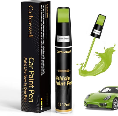 Green Touch Up Paint for Cars, Car Scratch Repair Pen, Car Paint Touch Up Pen Auto Scratches Remover Easy to Use and Quick Fix(Loden Green)