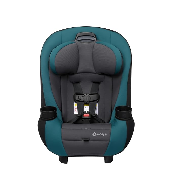 Safety 1st Ellaris 3-in-1 Convertible Car Seat, Slim Fit Design, Rear & Forward-Facing, 5-Position Headrest, Travel-Friendly with Machine-Washable Seat Pad, Peacock Blue
