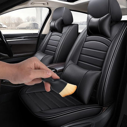 Car Interior Cleaning Brush, 4 Car Brush Interior Dust Brush, Car Interior Detailing Brush, Soft Bristle Automotive Interior Dusting Brush Tools for Crevice Dashboard Leather Air Conditioner Vent