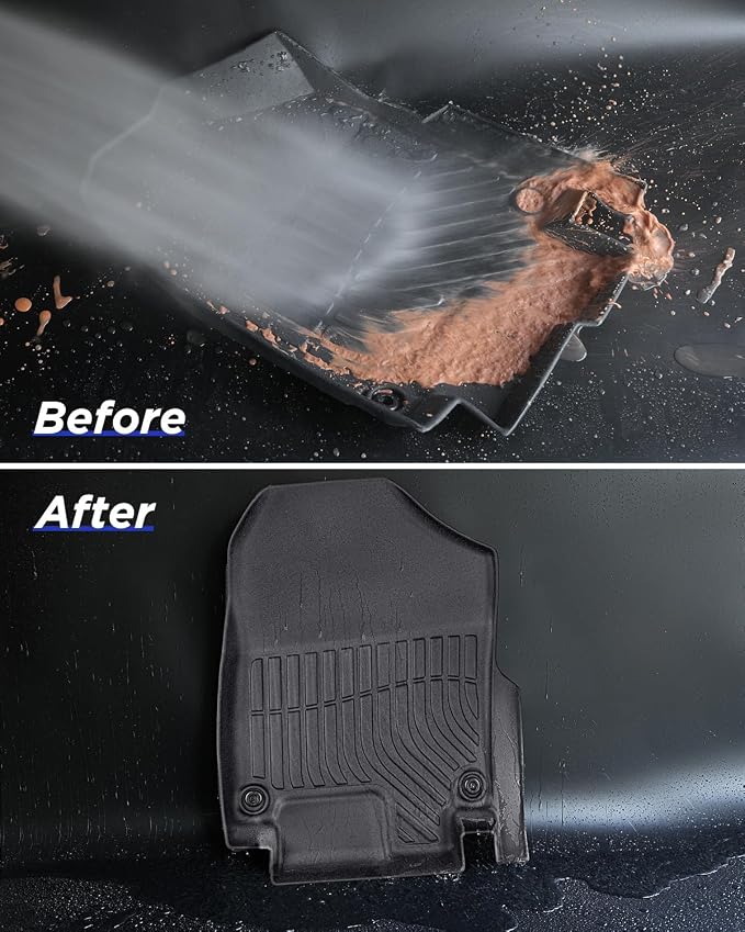 All Weather Floor Mats Cargo Liner for Ford Bronco Sport 2026 2025-2021,TPE Full Set Carpets Trunk Mat for Base Big Bend Badlands Accessories (ONLY for Sport),4pcs