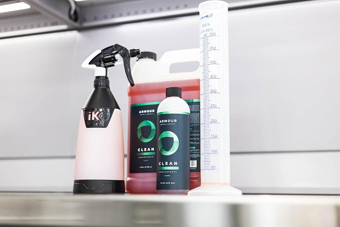 Armour Detail Supply - CLEAN All Purpose Cleaner - Citrus-Powered, High-Foaming, Non-Caustic Concentrate for Interior & Exterior (16oz)