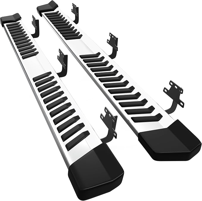 AUTOSAVER88 6 Inch Running Boards Compatible with 2019-2026 Ram 1500 New Body Crew Cab, Step Pad Design Side Steps, Stainless Steel Nerf Bars Step Bars