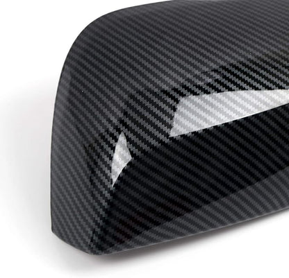 HIGH FLYING Carbon Grain Car Review Side Mirror Cap Cover ABS for Subaru WRX STI 2015-2021 (Only Fit STI)