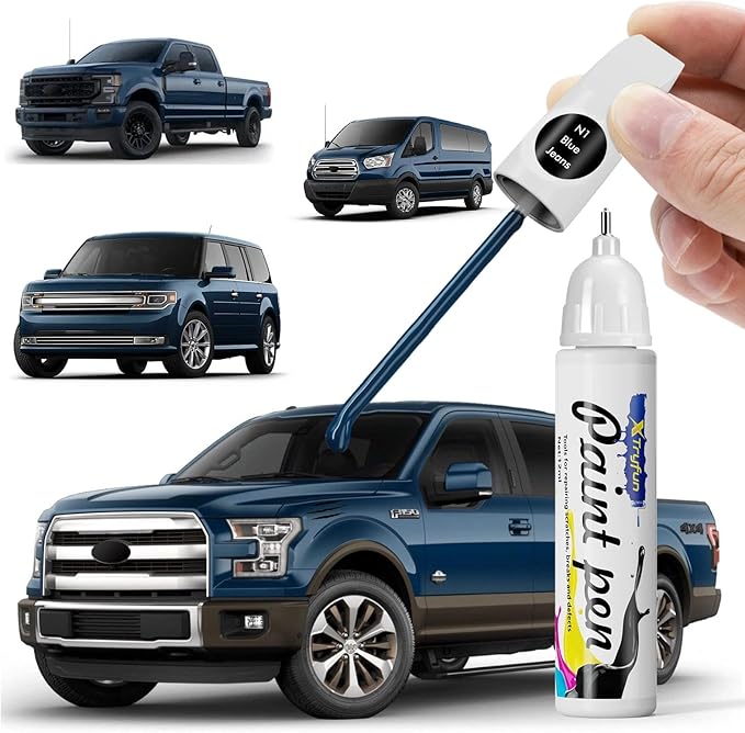 N1 Blue Jeans Touch Up Paint Compatible with Ford, DIY Car Paint Scratch Repair, Automotive Paints, Quick & Easy Fix Scratch Repair for F150/Taurus/Transit/Explorer/Edge/Expedition/Econoline