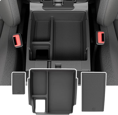 xipoqix Center Console Organizer Compatible with 2022-2026 Nissan Frontier Armrest Trays Storage Box Replacement for 2022 2023 2024 2025 2026 Nissan Frontier Accessories