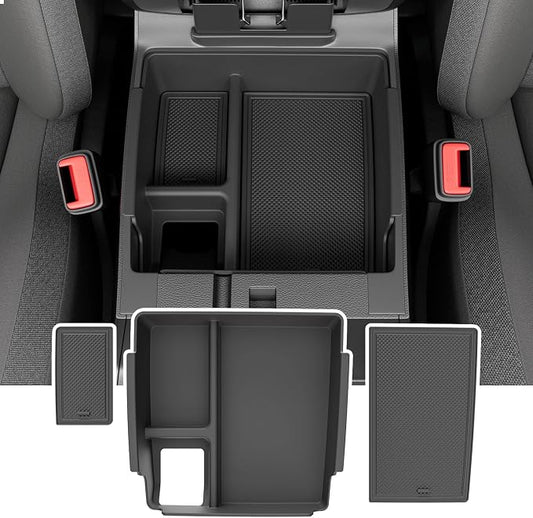 xipoqix Center Console Organizer Compatible with 2022-2026 Nissan Frontier Armrest Trays Storage Box Replacement for 2022 2023 2024 2025 2026 Nissan Frontier Accessories