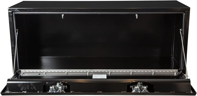 Buyers Products 1702115 Steel Underbody Truck Tool Box 18 x 18 x 60 Inch, Black Powder-Coated 14 Ga Steel, Locking Stainless Paddle Latch, Drop Door, Weather-Resistant, Made in USA