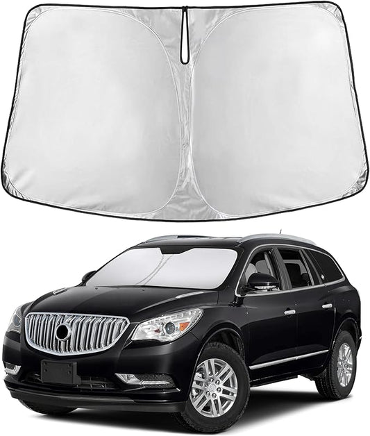EcoNour Windshield Sunshade Compatible for Buick Enclave 2010-2015 2016 2017, Sun Visor for Front Windshield & Window Sun Shade Cover, UV Heat Blocker & Protector, Car Accessories