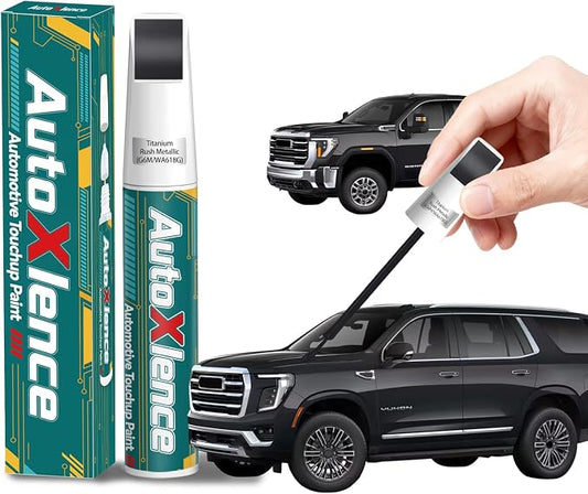 Titanium Rush Metallic(G6M/WA618G) Touch Up Paint Compatible with GMC Car Paint Pen Scratch Repair Automotive Scratch Remover Fix Exact Color Match