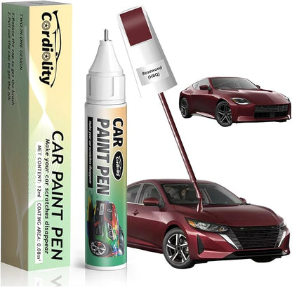 NBQ Rosewood Touch Up Paint for Nissan, Color Accurate Car Paint Scratch Repair Pen, Quick & Easy Fix Automotive Chips and Nicks