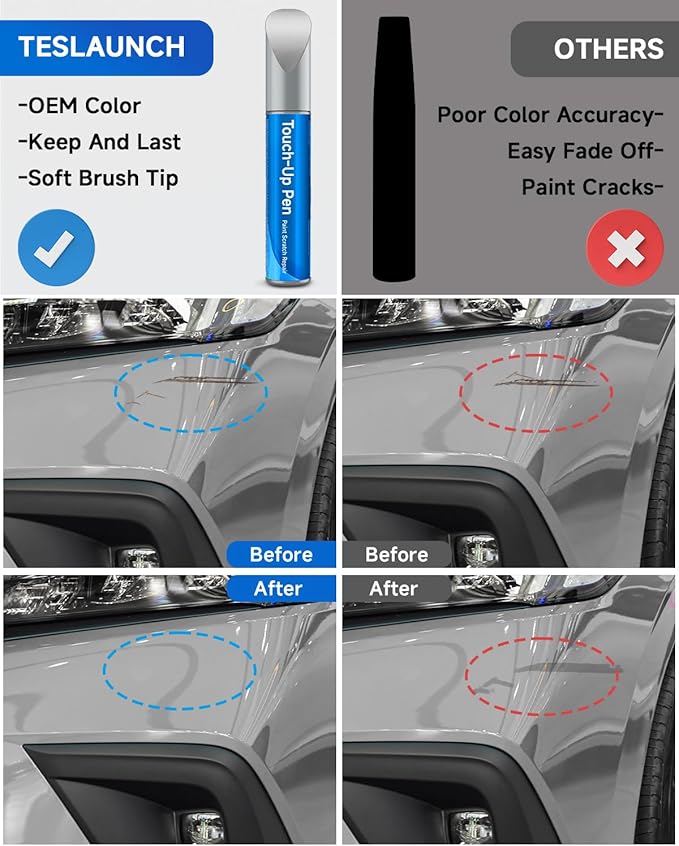 NH-700M Alabaster Silver Metallic Touch Up Paint Compatible with Honda Exact Match Touch Up Paint Car Scratch Repair