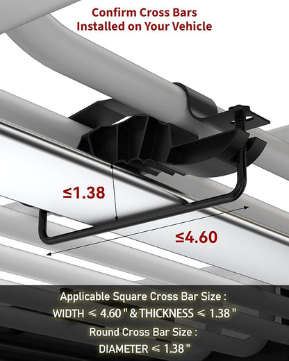 DEXSO 64" x 39" Universal Roof Rack Basket, 200 Lbs Capacity Rooftop Cargo Carrier Basket with Extension Heavy Duty Luggage Holder Rack for SUVs, Trucks, Vehicles