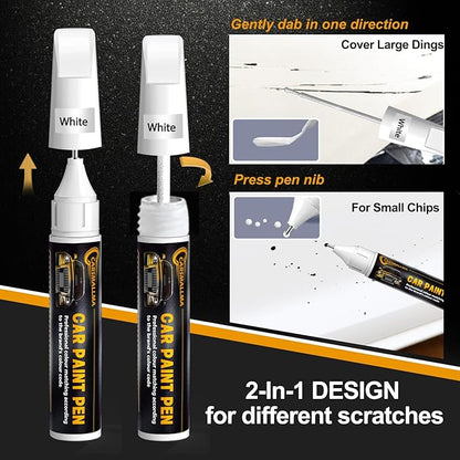 Car Touch Up Paint(792/9792 Palladium Silver Metallic) for Mercedes-Benz, Color Accurate Car Scratch Repair Remover Pen,Auto Paint Quick and Easy to fix vehicle Chips and Nicks Scuff