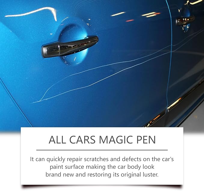 All Cars Magic Pen,Scratch Remover Pen,Black Car Paint Scratch Repair 3pcs | Quick Fix for Scratches and Paint, Fits All Car Colors,Lightweight and Fast,Long-Lasting,Effective Performance