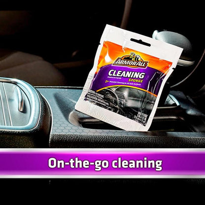 Armor All Cleaning Car Sponge, Car Wash Supplies for Cars, Trucks and Motorcycles, Yellow