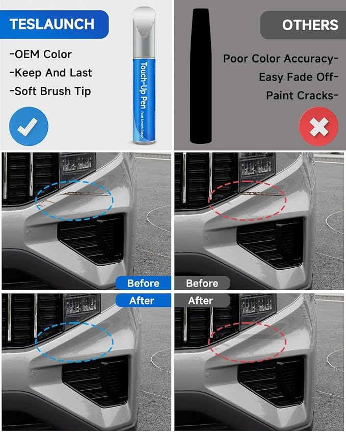 4SS Silky Silver Metallic Touch Up Paint Compatible with Kia Exact Match Touch Up Paint Car Scratch Repair