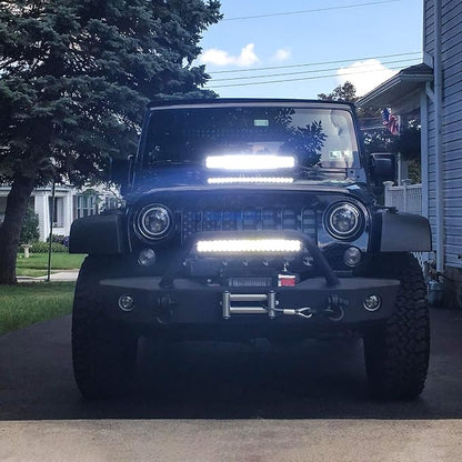 Nilight - 70003C-A 22" 120w LED Light Bar Flood Spot Combo Work Light Driving Lights Fog Lamp Offroad Lighting for SUV Ute ATV Truck 4x4 Boat,2 Years Warranty
