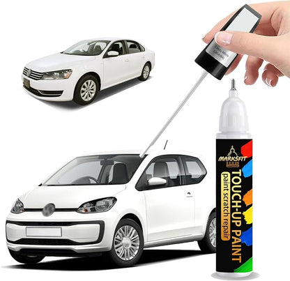 Candy White(LB9A/B4) Touch Up Paint For Volkswagen Exact Match-Chips and Nicks 2 in 1 Car Paint Pen Scratch Rapair for Atlas/Beetle/CC/EOS/Golf/GTI/Jetta/Passat/Tiguan