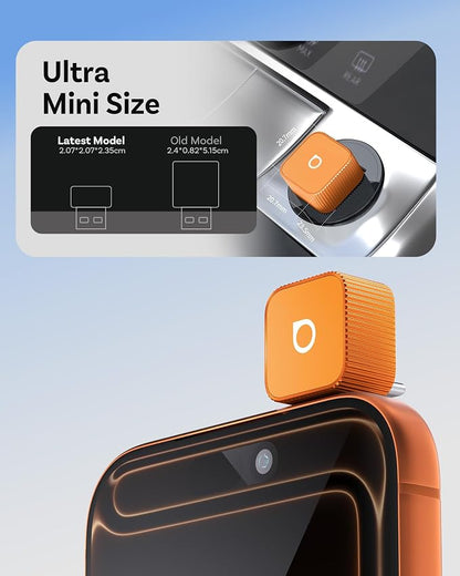 OTTOCAST 2026 Mini Slim USB C 2-in-1 Wireless CarPlay Adapter, Plug & Play | Android Auto Adapter, 5s Auto-Connect, Mini Size,Remember Two Phones