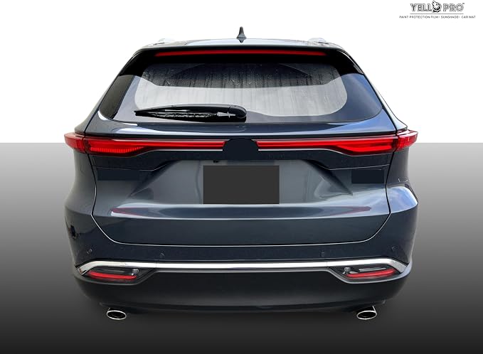 YelloPro Rear Tailgate Window Sunshade Custom Fit for 2021 2022 2023 2024 Toyota Venza SUV, LE, XLE, Limited, UV Reflector Sun Protection Accessories