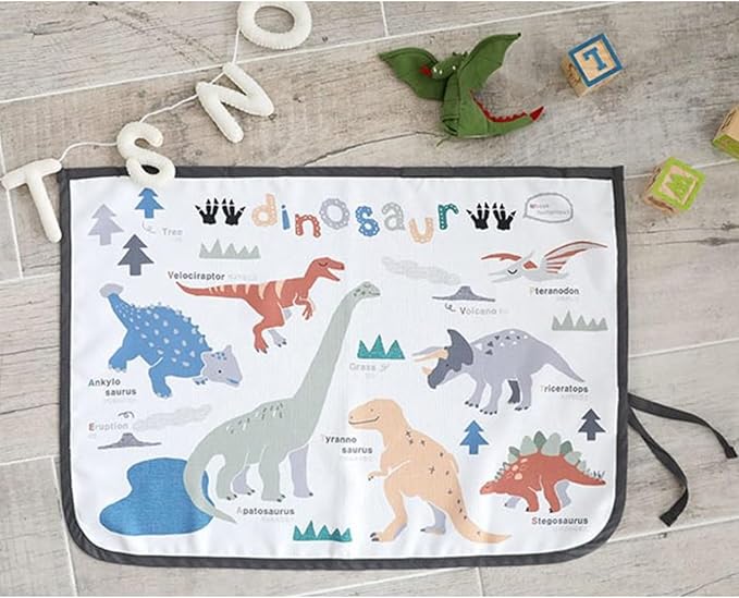 Magnetic Car Sun Shade Curtain for Side Window – Sun Blocker and UV Protector for Baby, Kids, and Pets – Universal Fit with Built-in Magnets for Steel-Framed Door (Dinosaur)