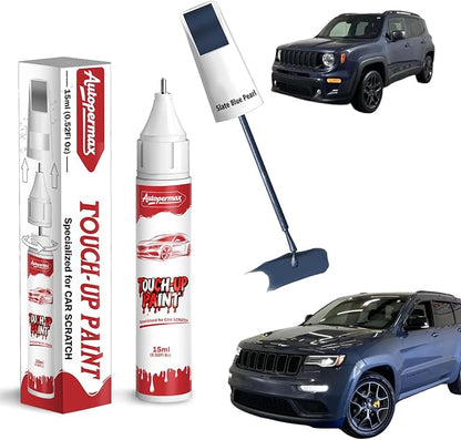 PBF/TBF Slate Blue Pearl Car Touch Up Paint for Jeep, Color Accurate Two-In-One Car Paint Scratch Repair Pen, Professional Scratch Remover for Vehicles Chips and Nicks Scuff